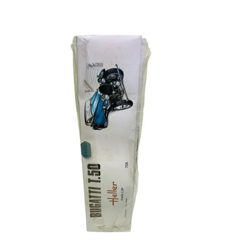 Vintage Heller Bugatti T.50 1:24 #706 Made In France NOS Factory Sealed‎ Read
